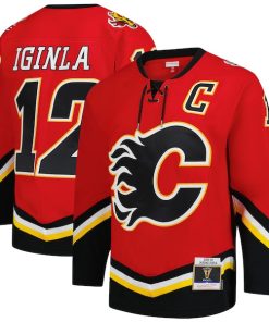 Jarome Iginla Calgary Flames  2003-04 Power Play Jersey - Red