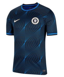 Alternative view of Chelsea Nike 2023/24 Away Stadium Replica Custom Jersey - Navy