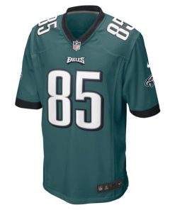 Alternative view of Albert Okwuegbunam Philadelphia Eagles Nike Team Game Jersey - Midnight Green