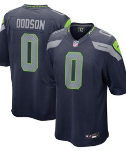 Tyrel Dodson Seattle Seahawks Nike  Game Jersey -  College Navy
