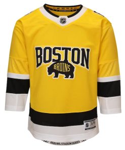 Alternative view of Boston Bruins Outerstuff Youth 2026 Stadium Series Premier Jersey - Gold