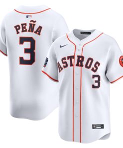 Jeremy Pe?a Houston Astros Nike 2024 MLB World Tour Mexico City Series Home Limited Player Jersey - White