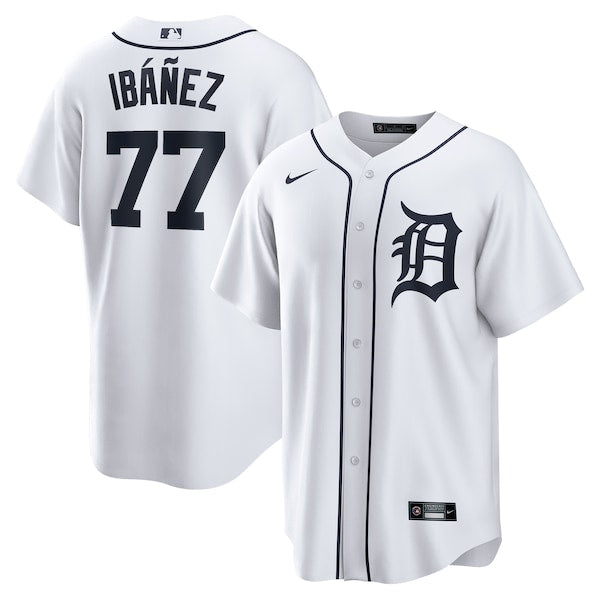 Andy Ib¨¢?ez Detroit Tigers Nike Home Replica Player Jersey - White