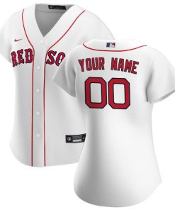 Boston Red Sox Nike Women's Home Replica Custom Jersey - White