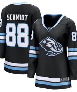 Nate Schmidt Utah Mammoth  Women's Home Breakaway Player Jersey - Black