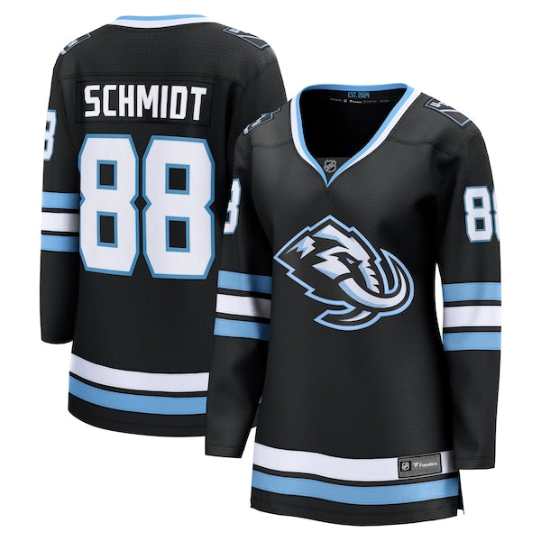 Nate Schmidt Utah Mammoth Women's Home Breakaway Player Jersey - Black