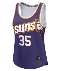 Alternative view of Kevin Durant Phoenix Suns  Women's Fast Break Player Jersey - Icon Edition - Purple