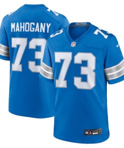 Christian Mahogany Detroit Lions Nike Team Game Jersey -  Blue