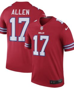 Josh Allen Nike Buffalo Bills Color Rush Legend Jersey - Red