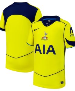 Tottenham Hotspur Nike Youth 2025/26 Third Replica Jersey - Yellow/White