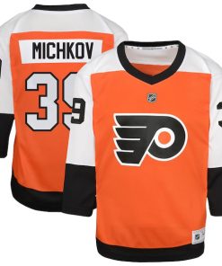 Matvei Michkov Philadelphia Flyers Youth Home Replica Player Jersey - Orange