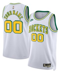 Houston Rockets Nike Unisex 2022/23 Custom Swingman Jersey - Classic Edition - White
