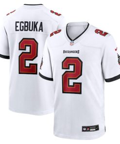 Emeka Egbuka  Tampa Bay Buccaneers Nike  Game Jersey -  White/Creamsicle/Red