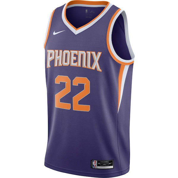 Deandre Ayton Phoenix Suns Nike 2020/21 Swingman Player Jersey - Icon Edition - Purple - Image 2