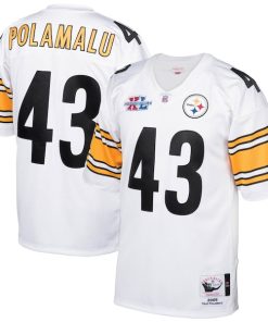 Troy Polamalu Pittsburgh Steelers 2005 Authentic Throwback Retired Player Jersey - White