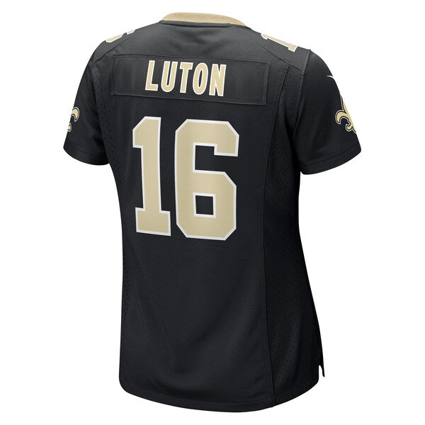 Jake Luton New Orleans Saints Nike Women's Game Player Jersey - Black - Image 6