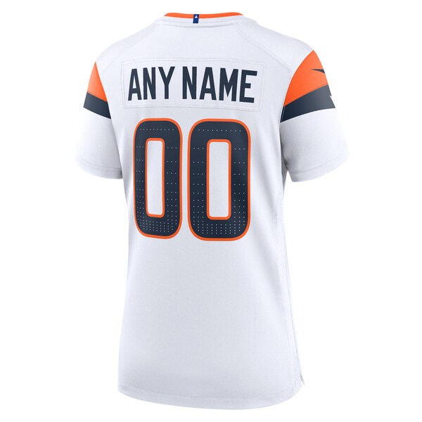 Denver Broncos Nike Women's Custom Game Jersey - White - Image 3