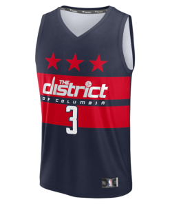 Alternative view of Trae Young Washington Wizards  Fast Break - Statement Edition - Navy
