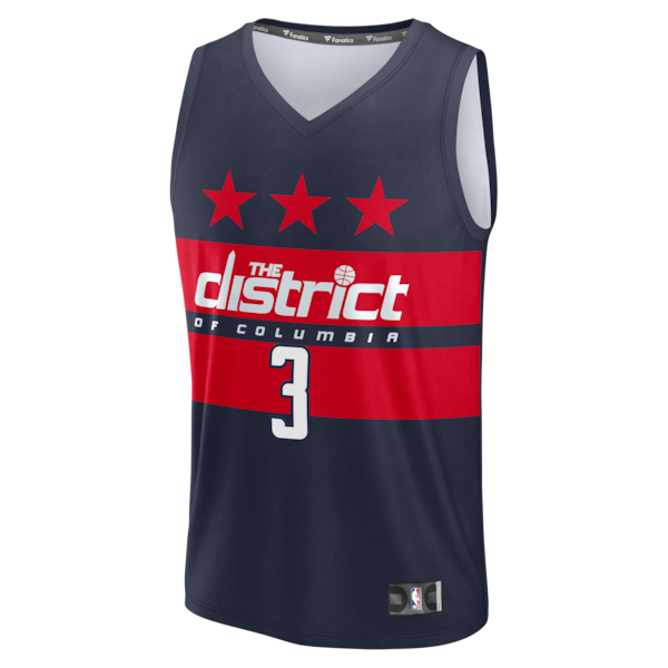 Trae Young Washington Wizards Fast Break - Statement Edition - Navy - Image 2