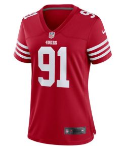Alternative view of Earnest Brown IV San Francisco 49ers Nike Women's Team Game Jersey -  Scarlet