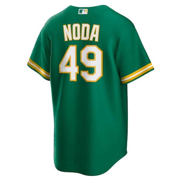 Ryan Noda Oakland Athletics Nike Alternate Replica Jersey - Kelly Green/White - Image 4