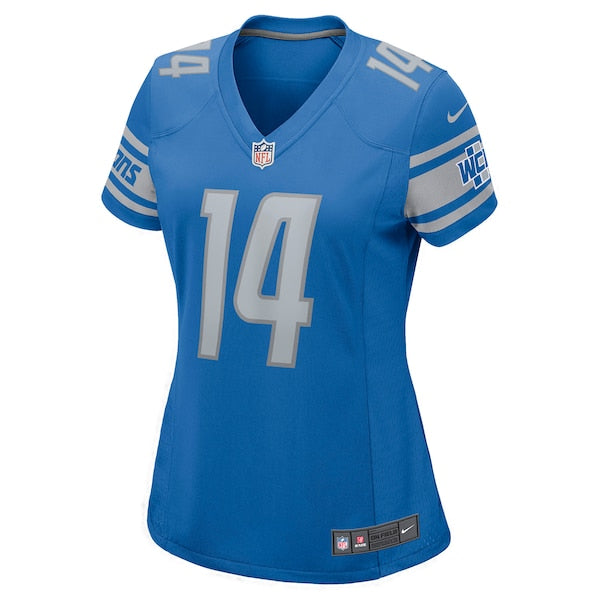 Amon-Ra St. Brown Detroit Lions Nike Women's Game Player Jersey - Blue - Image 2