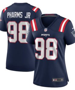 Jeremiah Pharms Jr. New England Patriots Nike Women's  Game Jersey -  Navy