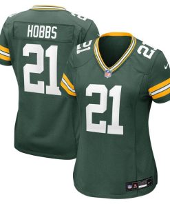 Nate Hobbs Green Bay Packers Nike Women's Team Game Jersey -  Green