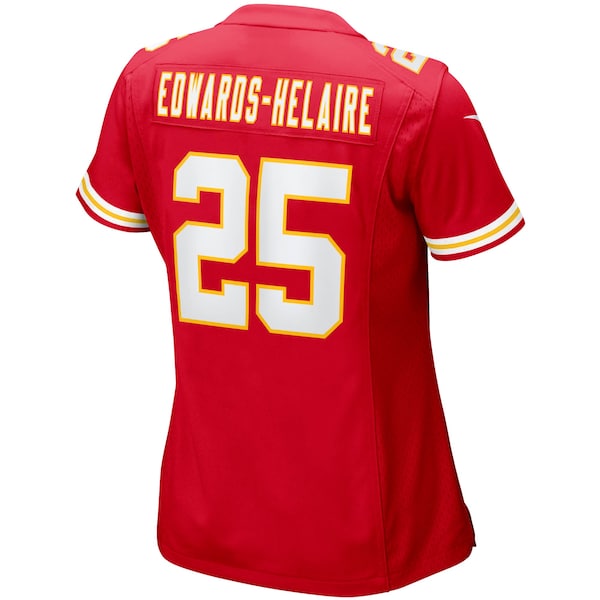 Clyde Edwards-Helaire Kansas City Chiefs Nike Women's Player Jersey - Red - Image 3