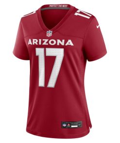 Alternative view of Kaden Davis Arizona Cardinals Nike Women's Team Game Jersey -  Cardinal