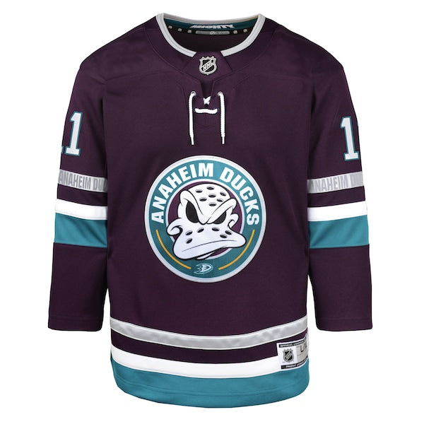 Trevor Zegras Anaheim Ducks Youth 30th Anniversary Premier Player Jersey?ยจC Purple - Image 2