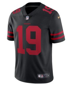 Alternative view of Men's San Francisco 49ers Deebo Samuel Nike Vapor Limited Jersey - Black