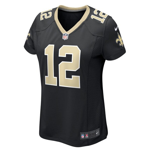Chris Olave New Orleans Saints Nike Women's Game Player Jersey - Black - Image 2