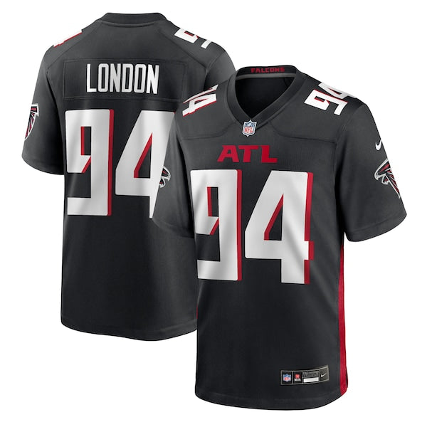 LaCale London Atlanta Falcons Nike Team Game Jersey - Black