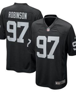 Janarius Robinson Las Vegas Raiders Nike Team Game Jersey -  Black