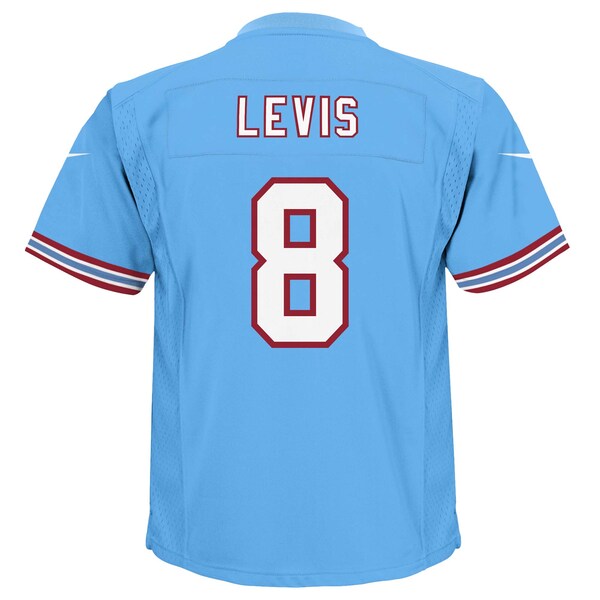Will Levis Tennessee Titans Nike Toddler Alternate Oilers Throwback Game Jersey - Light Blue/Navy - Image 4