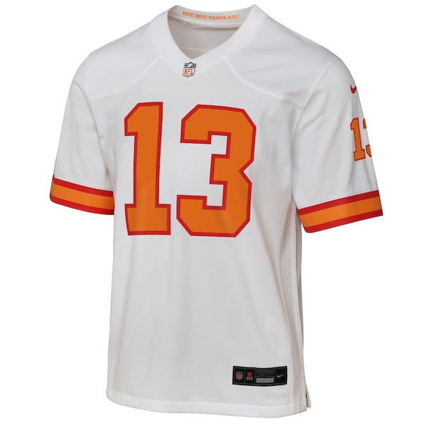 Mike Evans '76 Tampa Bay Buccaneers Youth Game Jersey - White - Image 3