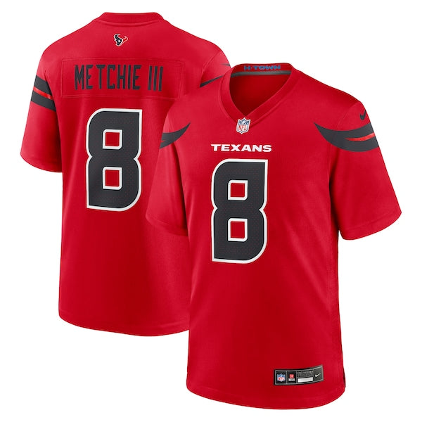 John Metchie III Houston Texans Nike Alternate Game Jersey - Red/White/Navy