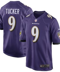 Justin Tucker Baltimore Ravens Nike Game Jersey - Purple