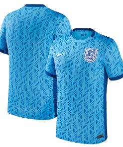 England Women's National Team Nike 2023 Away Stadium Replica Jersey - Light Blue