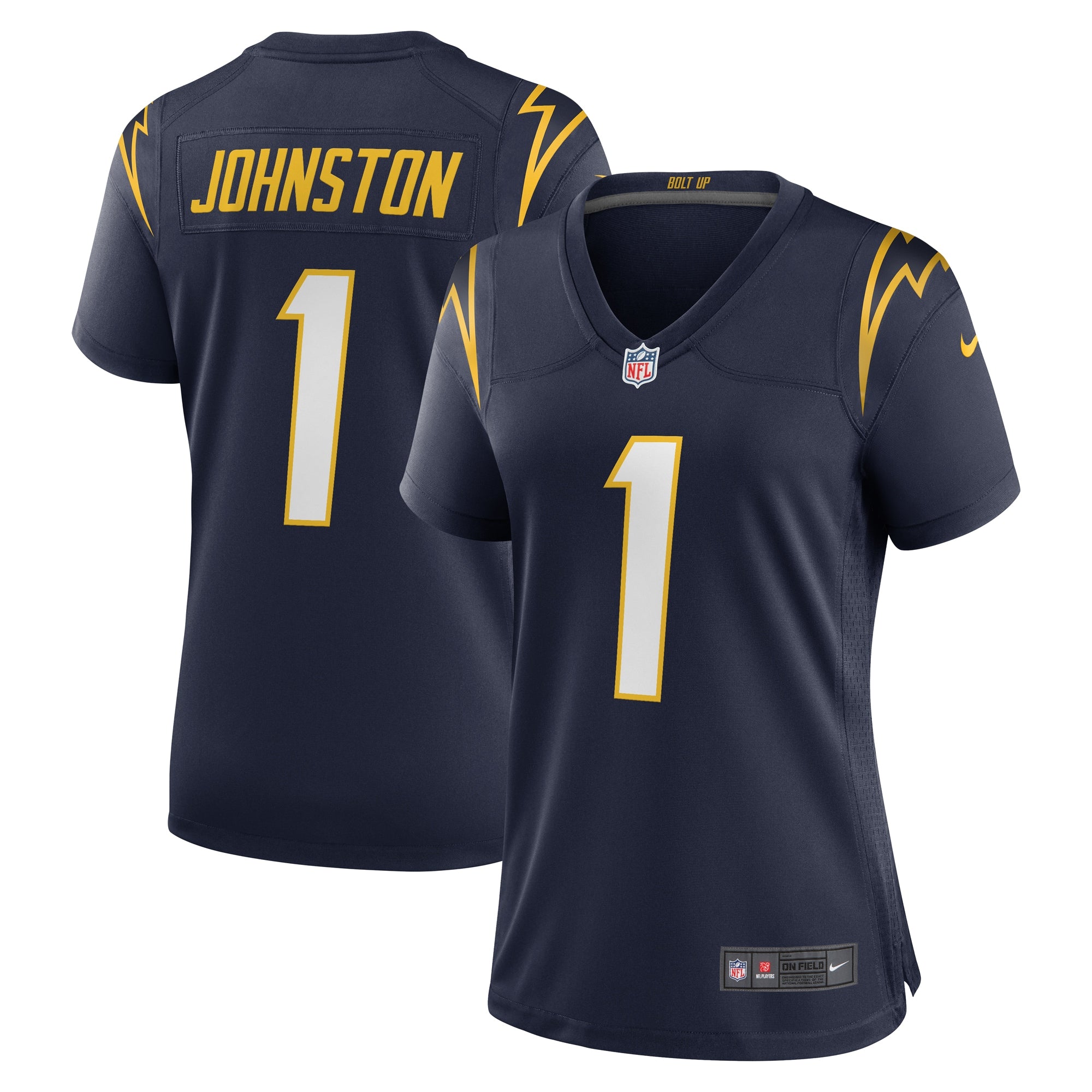 Quentin Johnston Los Angeles Chargers Nike Women's Alternate Game Jersey - Royal/Navy - Image 5