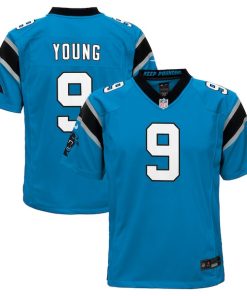 Bryce Young Carolina Panthers Nike Youth Game Jersey - Blue