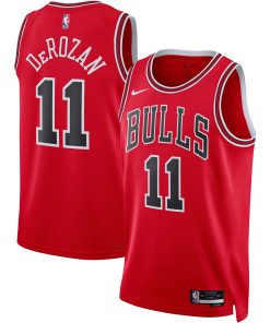 Alternative view of DeMar DeRozan Chicago Bulls Nike Unisex Swingman Jersey - Association Edition - White/Red