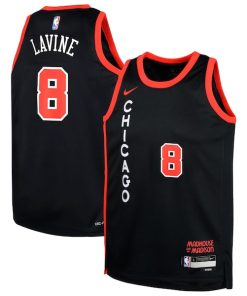 Zach LaVine Chicago Bulls Nike Youth  Swingman Replica Jersey - City Edition - Black