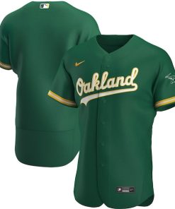 Oakland Athletics Nike Authentic Team Jersey - Kelly Green
