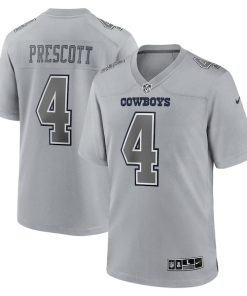 Dak Prescott Dallas Cowboys Nike Atmosphere Fashion Game Jersey - Gray