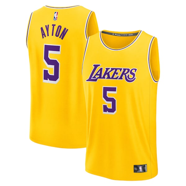 Deandre Ayton Los Angeles Lakers Youth Fast Break Replica Player Jersey - Icon Edition - Gold