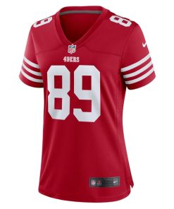 Alternative view of Charlie Woerner San Francisco 49ers Nike Women's  Game Jersey -  Scarlet