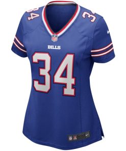 Alternative view of Thurman Thomas Buffalo Bills Nike Women's Game Retired Player Jersey - Royal