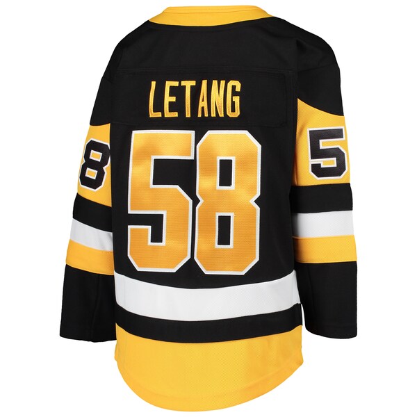 Kris Letang Pittsburgh Penguins Youth Premier Player Jersey - Black - Image 3